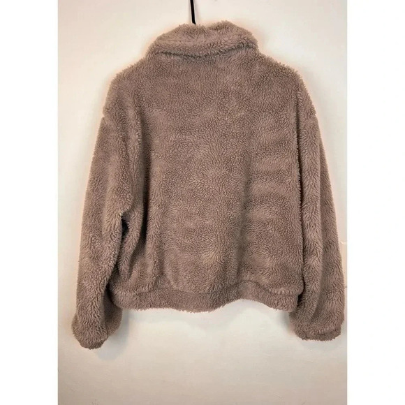 Urban Outfitters Cropped Teddy Bear Jacket Sz L - Picture 8 of 16